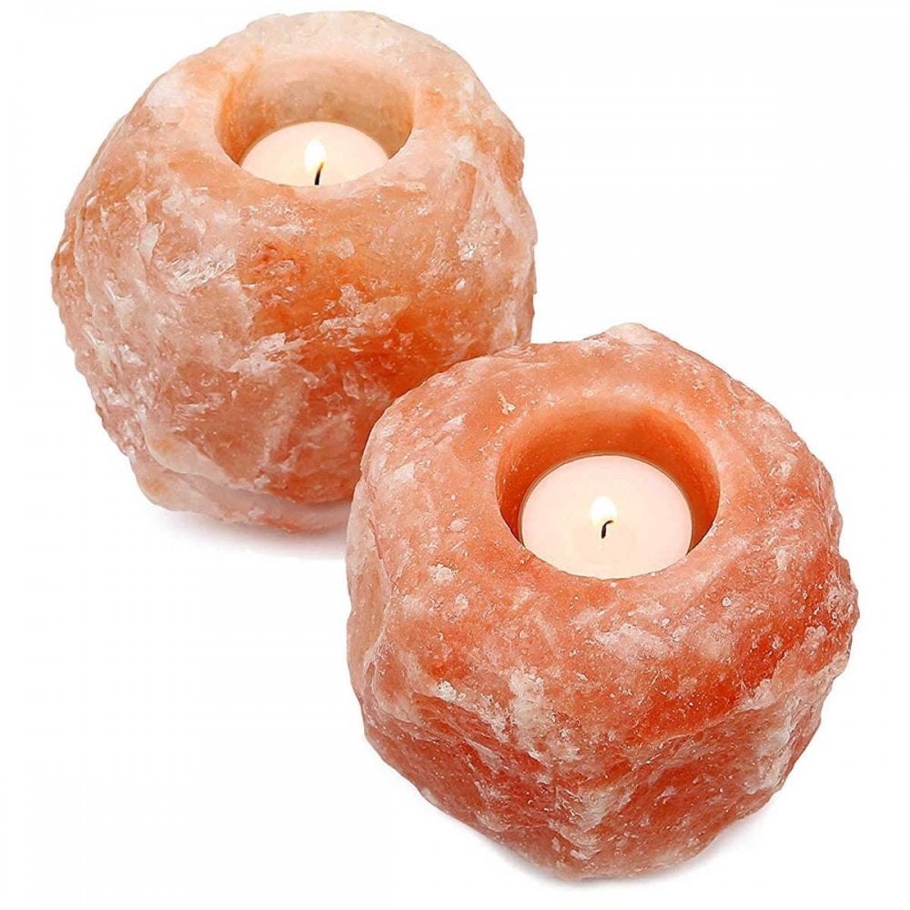 Свещник от хималайска сол | Spa Supplies