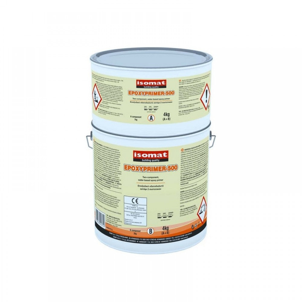 Двукомпонентен епоксиден грунд на водна основа Epoxyprimer 500 | Isomat