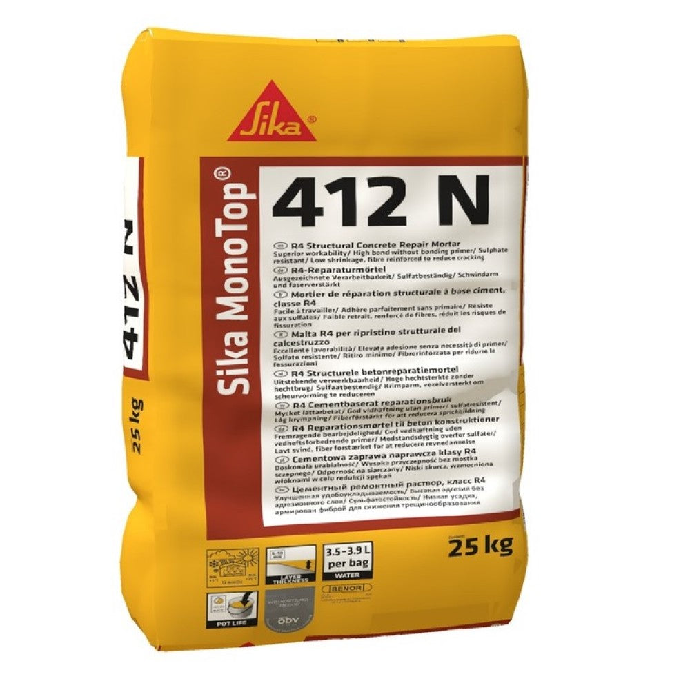 Структурен ремонтен разтвор Sika MonoTop-412 N 25кг | Sika