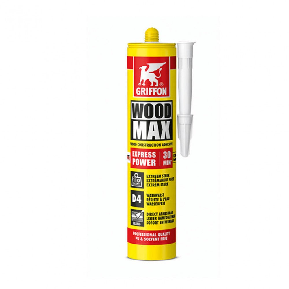Монтажно лепило за дърво WOOD MAX EXPRESS POWER | Griffon