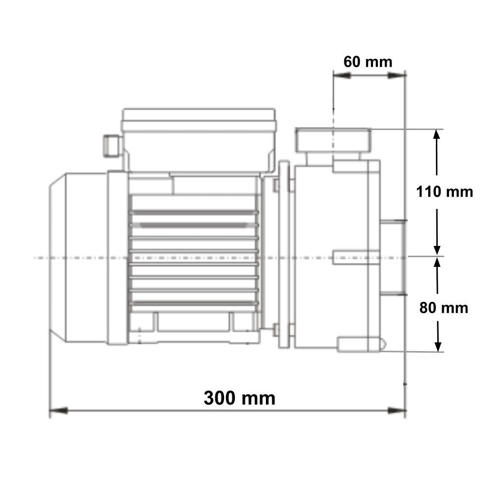 Циркулационна помпа 0.33HP WTC50M | LX