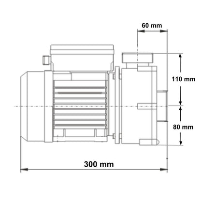 Циркулационна помпа 0.33HP WTC50M | LX