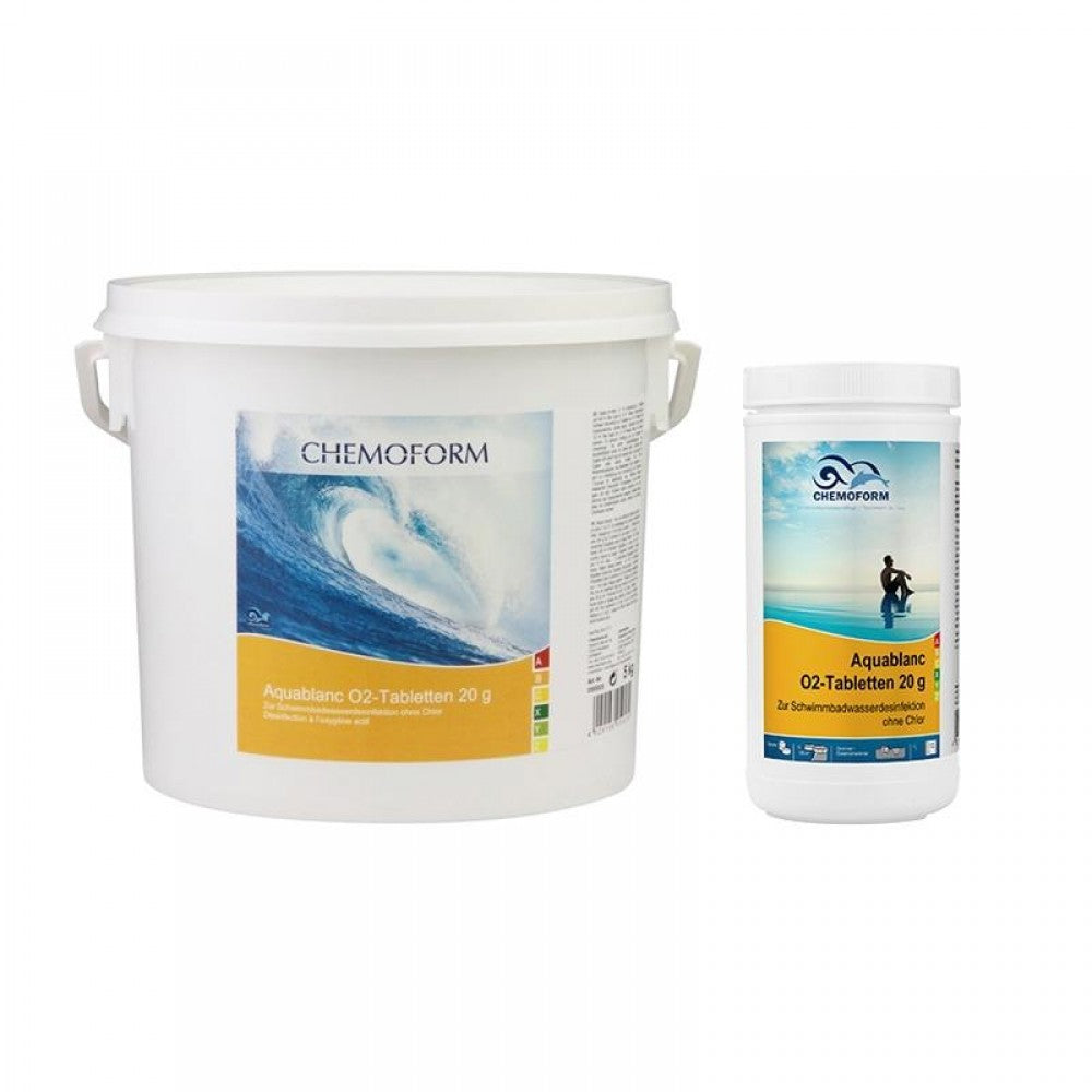 Активен кислород на таблети 20гр Aquablanc O2-Tabletten | Chemoform
