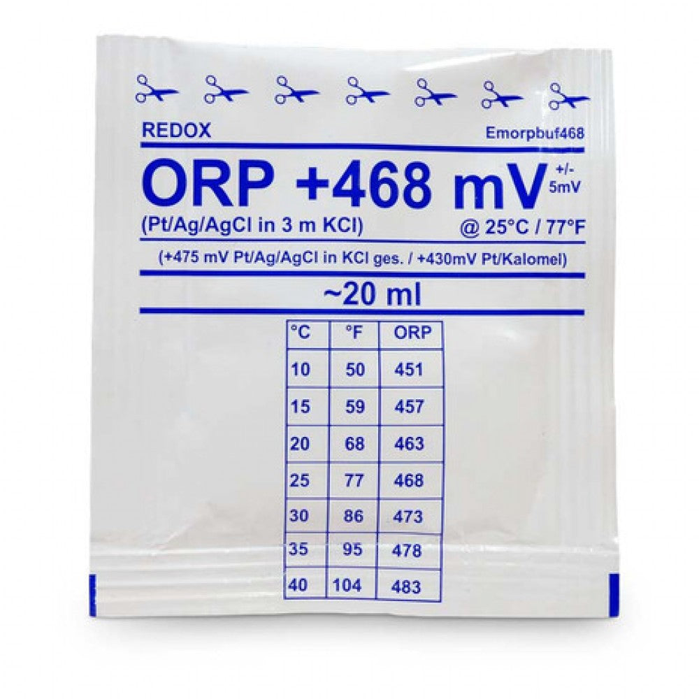Буферен разтвор за калибриране ORP +468mV 20мл | EU