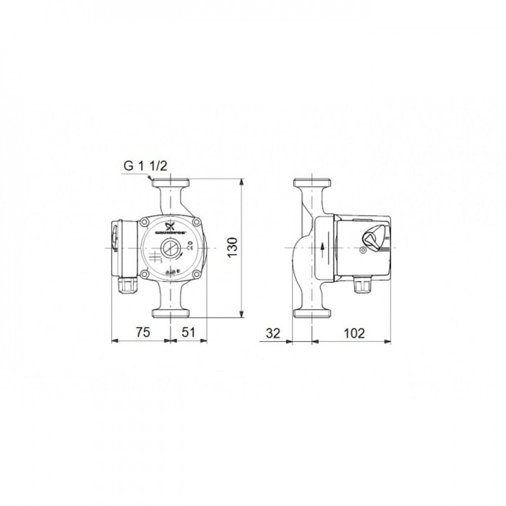Циркулационна помпа GRUNDFOS 230V | Grundfos