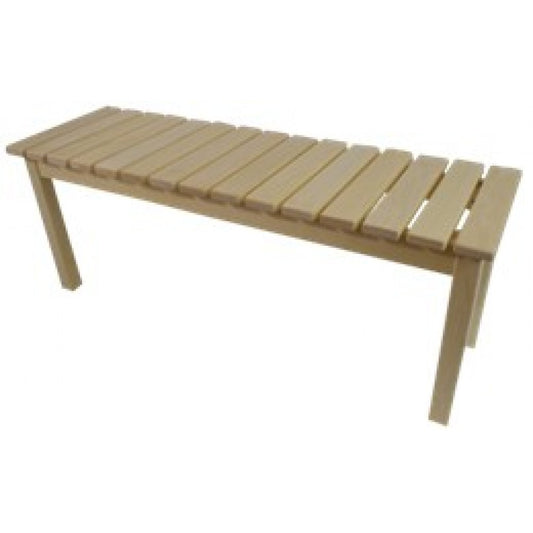 Дървена пейка за сауна 1160x450x360мм | Spa Supplies