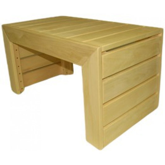 Дървена пейка за сауна 840x475x450мм | Spa Supplies