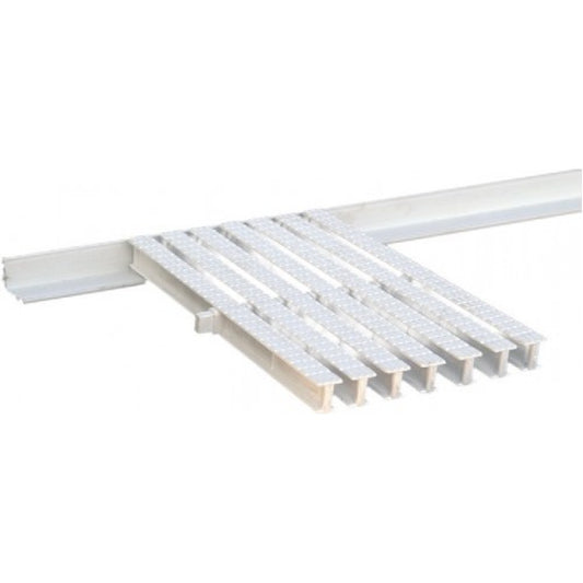 Г-образен PVC профил за поставяне на решетка | Pool Supplies