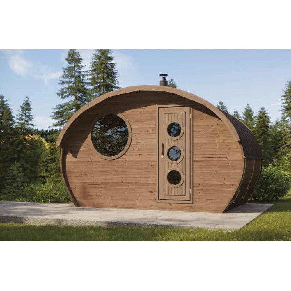 Външна сглобяема сауна за 6-8 души Frodo 240 | EU