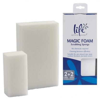 Гъби за почистване на басейни и хидромасажни вани Magic Foam 4бр. | Life