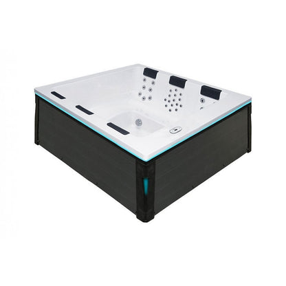Хидромасажна вана за външен монтаж с камина Serene 6 Fire Pit | Passion Spas