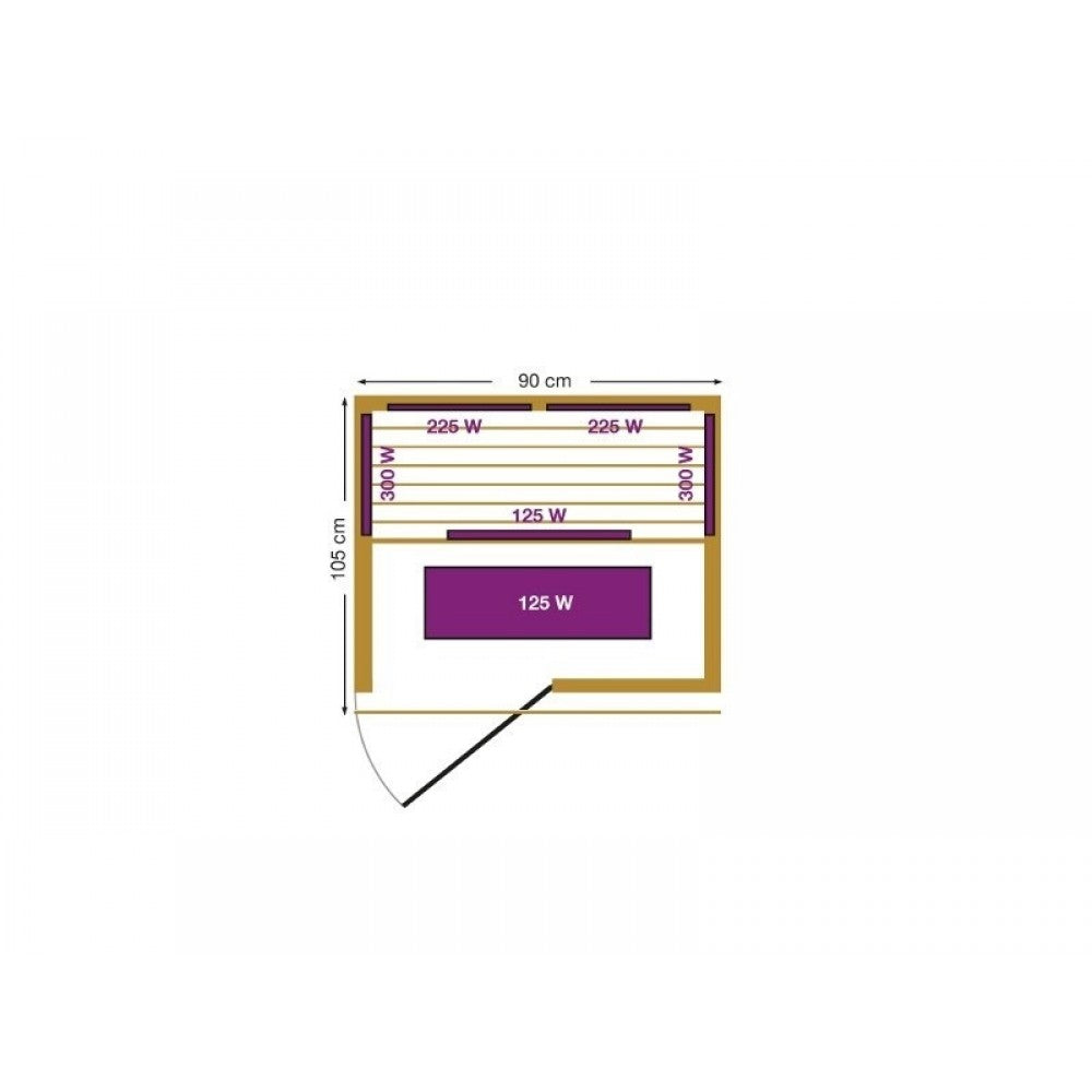 Инфрачервена сауна R514 | EU