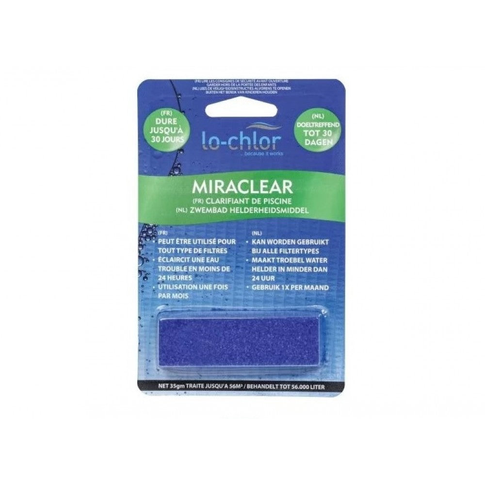 Избистрител за вода на таблетки Miraclear Water Clarifier 35гр | Lo-Chlor