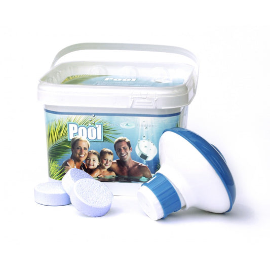Комплект таблетки и плаващ диспенсър Pool Bucket | Aqua Finesse