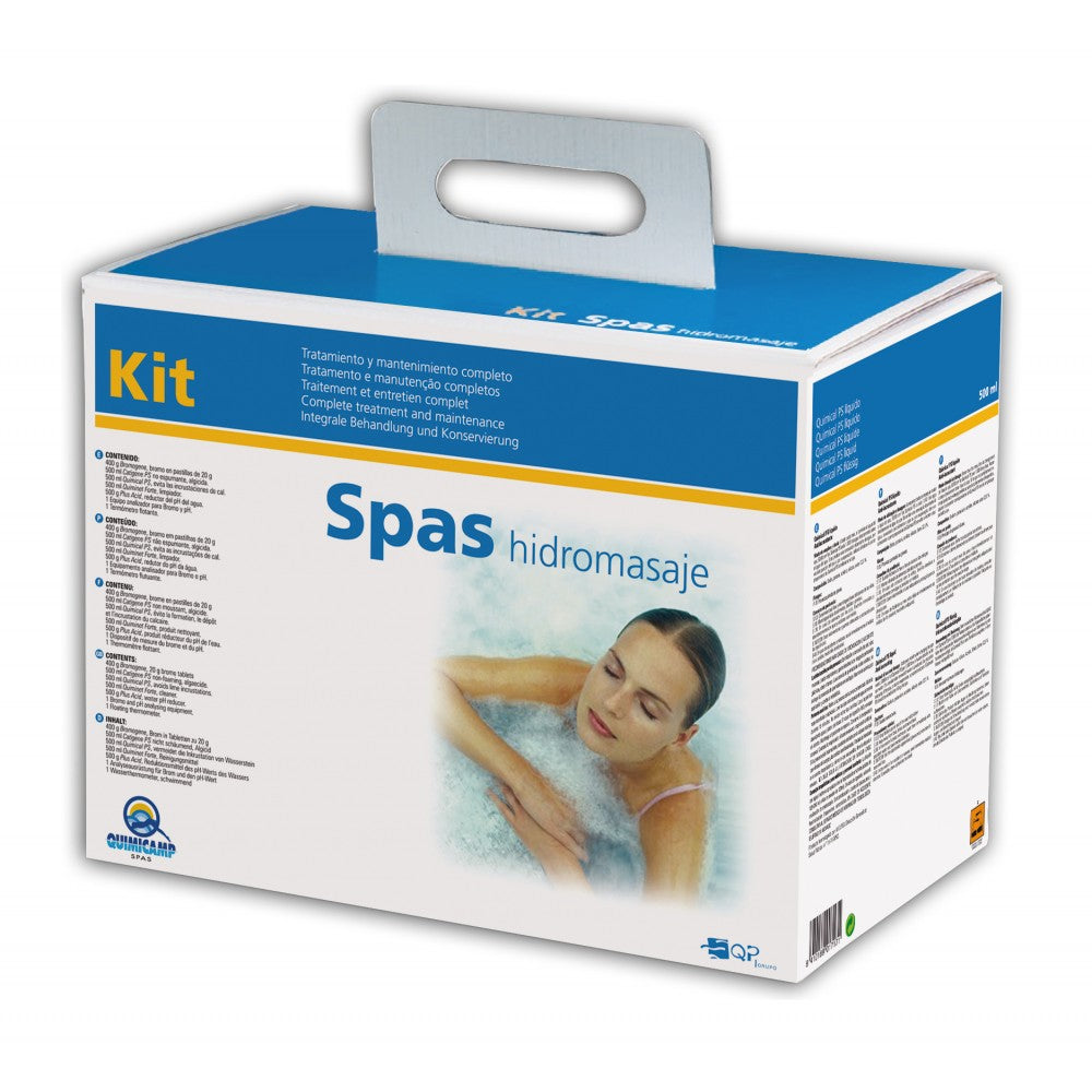 Комплект за поддръжка на басейни и хидромасажни вани Kit SPAs | Quimicamp