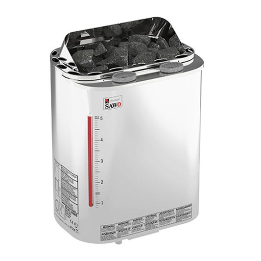 Печка за сауна Scandia Combi 6kW-9kW с външно управление и вграден парогенератор | Sawo