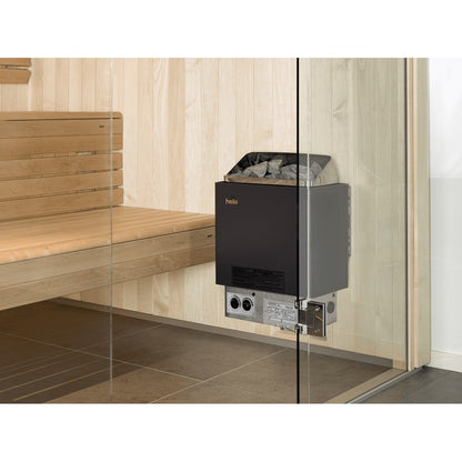 Печка за сауна CUP STJ 4.5kW-9.0kW с вградено управление | Helo