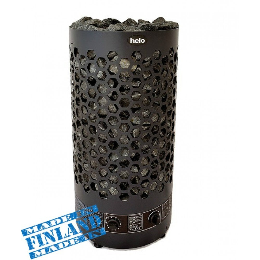 Печка за сауна RINGO BLACK 6.0kW-8.0kW с вградено управление | Helo