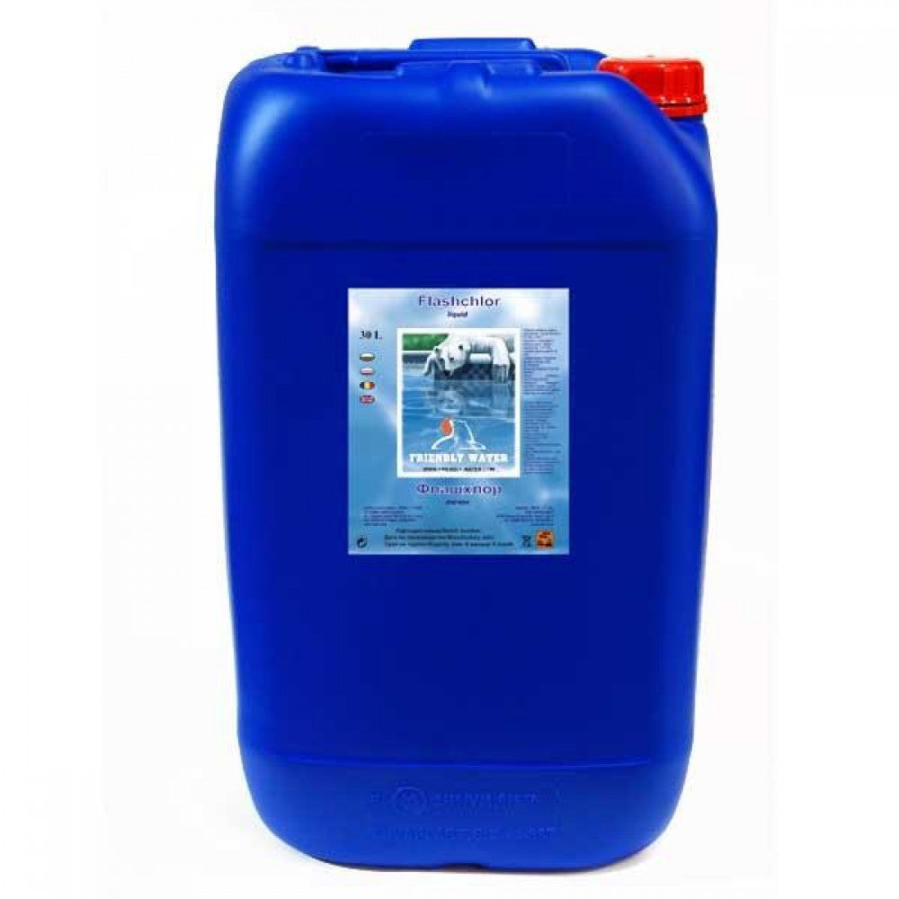Препарат за дезинфекция на басейни Flashchlor 30л | Friendly Water