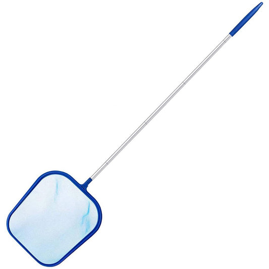 Плитко кепче с алуминиев прът 122см за почистване на басейн | Pool Supplies