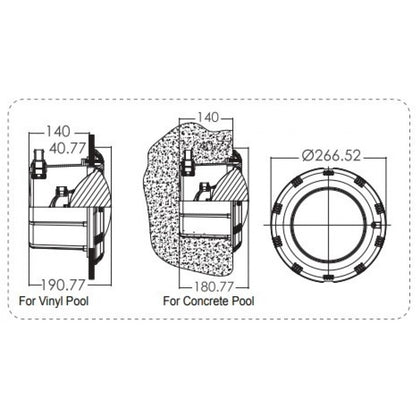 Подводен прожектор PAR 56 UL-Р300 300W, 12V | Emaux