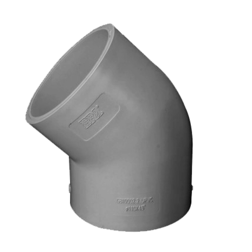 PVC Коляно 45°