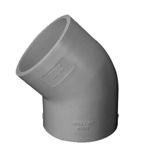 PVC Коляно 45°