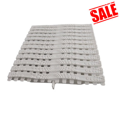 Решетка за басейн с преливник 245мм гъвкава, бяла | Pool Supplies