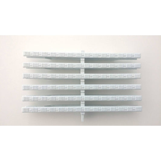 Решетка за басейн с преливник 242мм гъвкава, светлосива | Pool Supplies