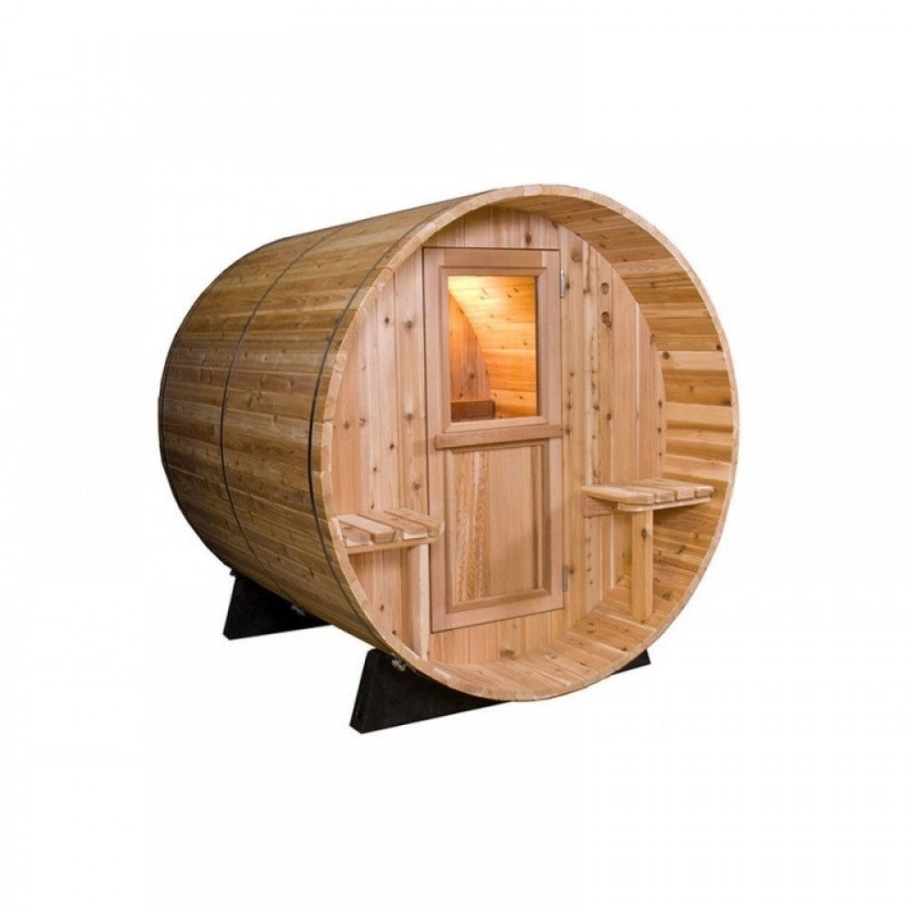 Сауна тип Бъчва за 6 души с външна част Rustic | Passion Spas