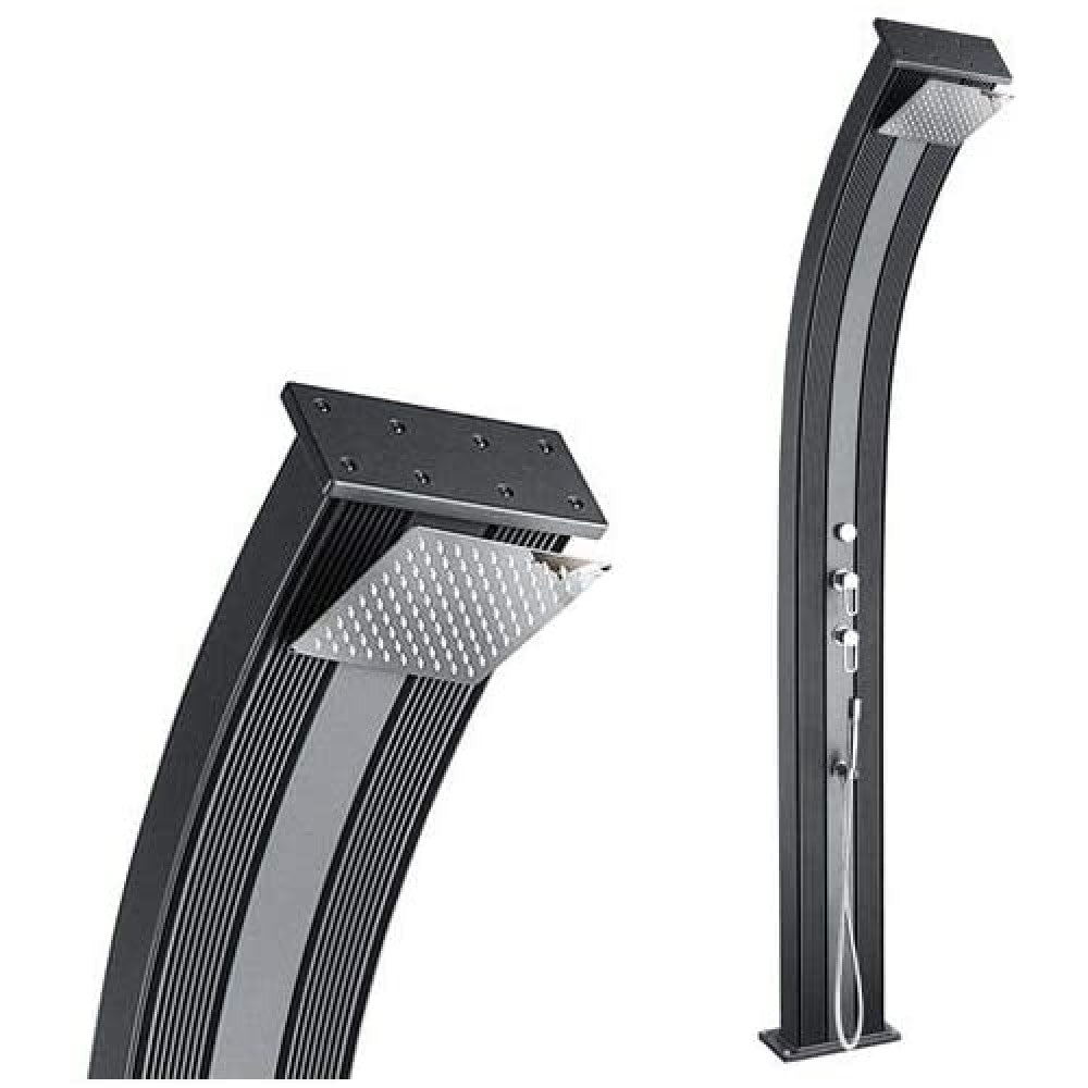 Соларен душ за външен монтаж 40л Dada Curve Anthracite | Formidra