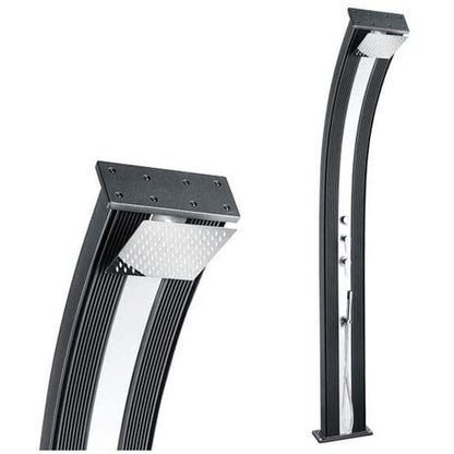 Соларен душ за външен монтаж 40л Dada Curve Anthracite Inox | Formidra
