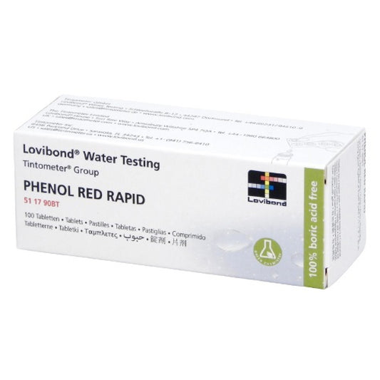 Таблетки за измерване нивото на pH Phenol Red | Lovibond
