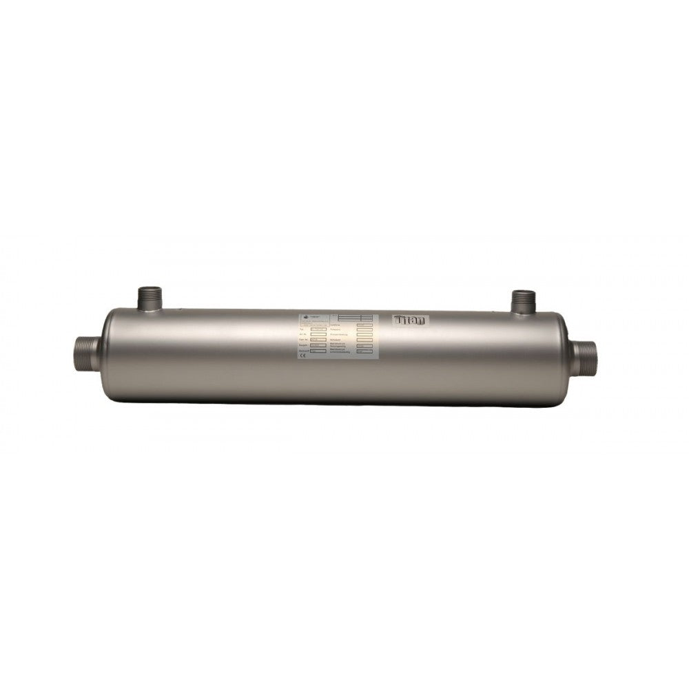 Топлообменник за басейн от титаний D-TWT 42-154kW | EU