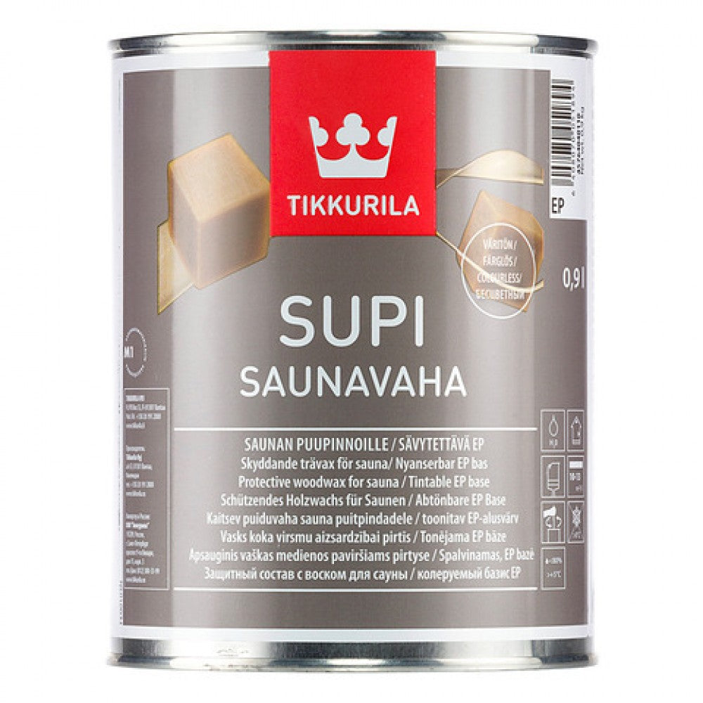 Вакса за обработка на дървени повърхности в сауни Saunavaha | Tikkurila