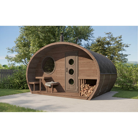 Външна сглобяема сауна Frodo 400 x 300 см | EU