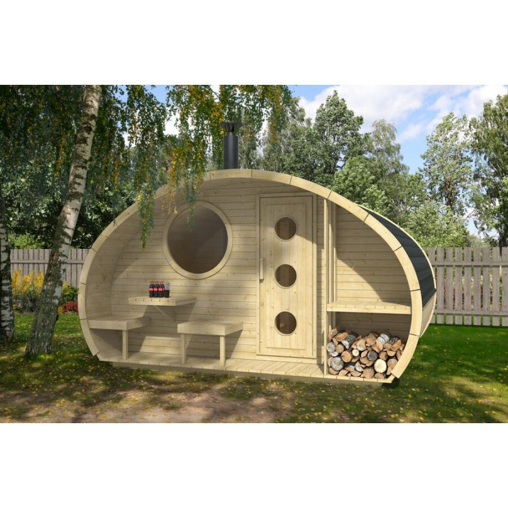 Външна сглобяема сауна Frodo 400 x 300 см | EU