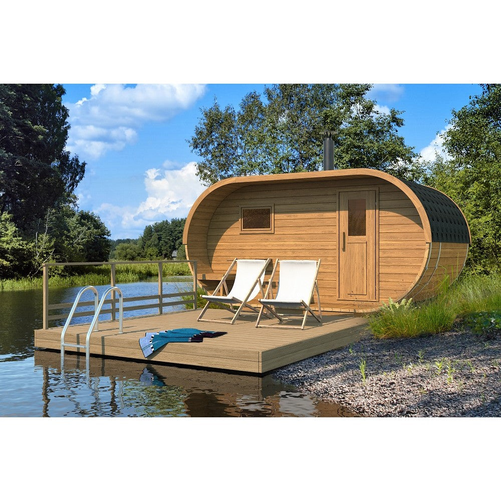 Външна сглобяема сауна Oval 400 x 240 см | EU